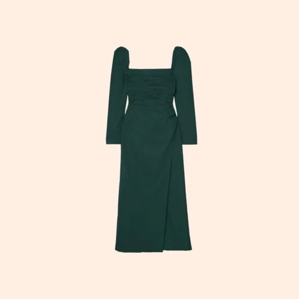 1HR SALE ⚡Reformation Isaac Dress (Forest)
